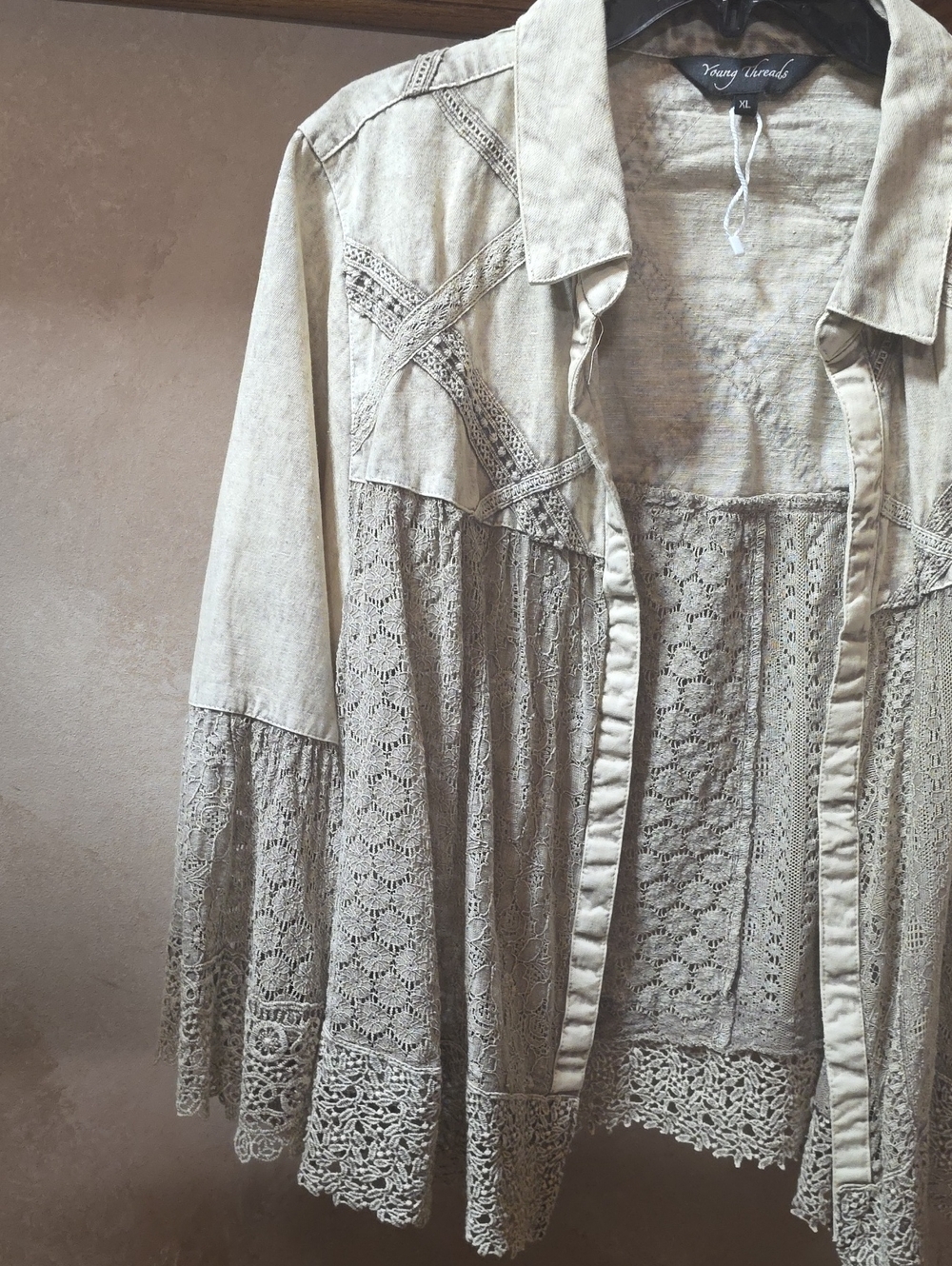 Young Threads Lace Jacket - Picture 2 of 10